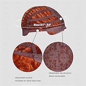  Mrs Roper Kurze Flauschige Lockige Orange Rote Cosplay Perücke Frauen Kostüm für Karneval Halloween Perücken