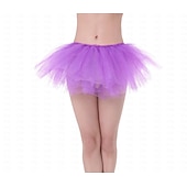 abordables Bas-Costume élégant Tutu Jupe en tulle Rétro Vintage Années 1980 Adulte Femmes Halloween Carnaval Soirée Performance Se déguiser