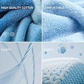 cheap Towel Sets-Large Bath Towel 140x70cm Hotel 100% Cotton Bath Towels Quick Dry, Super Absorbent Light Weight Soft Multi Colors Star Rated Hotel Company Gifts, Textiles