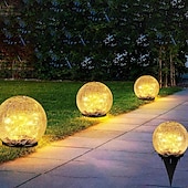 levne Zahradní osvětlení-solární lední hokej pohřbená lampa trávník vložená lampa venkovní nádvoří zahrada krok atmosféra dekorace led crack lampa