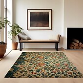 preiswerte Wohn- und Schlafzimmerteppiche-Inspiriert von William Morris, Teppich, Küchenmatte, rutschfeste, ölbeständige Bodenmatte, Wohnzimmerteppich, Innen- und Außenmatte, Schlafzimmerdekoration, Badezimmermatte, Eingangsteppich,