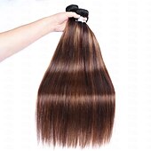halpa 1 nippu hiuskudoksia-t1b-4/30# hiusnippu suorat hiukset 1 nippu 12-28 tuumaa