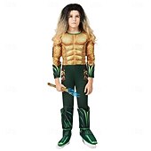 ieftine Costume pentru băieți-Aquaman Costum Cosplay Cosplay for Băieți Pentru copii Carnaval Mascaradă