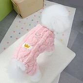 お買い得  ジャンプスーツ-犬用 猫用 ジャンプスーツ ファッション かわいいスタイル 冬 ウォーム ソフト 洗濯可 快適 アウトドア スポーツ 犬服 for ビジョンフリーゼ プードル ポメラニアン 赤ちゃんサイズ パピヨン