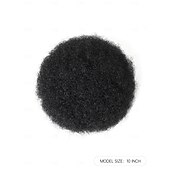 abordables Chignons-chignons Chignon Cheveux Synthétiques Pièce de cheveux Extension des cheveux Afro bouclé Ondulation Nouvelle An du quotidien Usage quotidien Noir naturel #1B