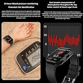 economico Smartwatch-tk10 ecgppg smart watch non invasivo glicemia frequenza cardiaca pressione sanguigna ossigeno nel sangue monitoraggio del sonno smartwatch