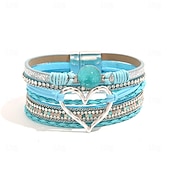 preiswerte Zubehör und mehr-Armband Schmuck Retro Vintage Böhmische Boho PU-Leder Für Cosplay Herren Damen Modeschmuck Modeschmuck