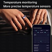 זול צמידים חכמים-r3 smart watch smart band כושר צמיד בלוטות&#039; ניטור טמפרטורה מד צעדים גשש שינה תואם אנדרואיד ios נשים גברים צעד גשש ip68 18.1 מ&quot;מ 19.8 מ&quot;מ 20.6 מ&quot;מ קוטר פנימי טבעת