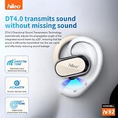 cheap Telephone &amp; Business Headsets-696 HI92 Hands Free Telephone Driving Headset Ear Hook Bluetooth 5.3 Noise cancellation for Apple Samsung Huawei Xiaomi MI  Everyday Use Traveling Cycling Office Business Travel Entertainment Car