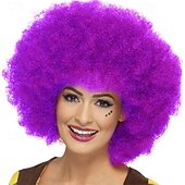 levne Párty paruky-afro paruky pro černé ženy 70. léta krátká černá afro paruka disco afro nafouklé paruky pro ženy výstřední kudrnatá paruka 10palcová přirozeně vypadající syntetická paruka denní párty cosplay