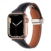 お買い得  Apple Watch Bands-レザーリンク と互換性があります Apple Watch ウォッチバンド 38mm 40mm 41mm 42mm 44mm 45mm 49mm 頑丈 マグネティッククラスプ 贅沢 本革 交換用時計バンド のために iwatch Ultra 2 Series 9 8 7 SE 6 5 4 3 2 1