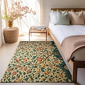preiswerte Wohn- und Schlafzimmerteppiche-Inspiriert von William Morris, Teppich, Küchenmatte, rutschfeste, ölbeständige Bodenmatte, Wohnzimmerteppich, Innen- und Außenmatte, Schlafzimmerdekoration, Badezimmermatte, Eingangsteppich,