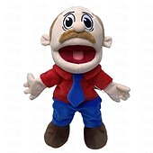 cheap Photobooth Props-Foreign Trade Jeff Figurine Toy Funny Mouth Opening Plush Toy Zombie Rock Jeff Parent-Child Figurine Mouth Moving