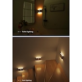 cheap Sensor Night Lights-Smart Sensor Night Light Led Infrared Light Sensor Night Light Typec Rechargeable Magnetic Wireless Sensor Night Light