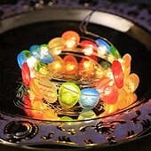 billiga Påskljus-påskägg ljusslinga 2m 20leds fairy string lights sovrum vardagsrum fest bröllop gård hem semester fest tillbehör påsk fest dekoration