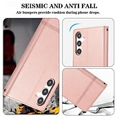 Недорогие Чехлы для Samsung-телефон Кейс для Назначение SSamsung Galaxy S24 S23 S22 S21 S20 Plus Ultra A34 S25 Ультра Кошелек для карт Зеркальная поверхность Молния Полная защита тела Геометрический рисунок ТПУ Кожа PU