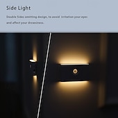 cheap Sensor Night Lights-Smart Sensor Night Light Led Infrared Light Sensor Night Light Typec Rechargeable Magnetic Wireless Sensor Night Light