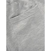 abordables Sweat Shorts-Men's Sweat Shorts Shorts Workout Shorts Casual Shorts Drawstring Pocket Elastic Waist Plain Comfort Breathable Knee Length Casual Daily Holiday Sports Fashion Blue Khaki Micro-elastic
