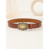voordelige Wilde Westen-Klassiek Retro vintage Blouse / overhemd Ceintuur West Cowboy Geborduurd Borduurwerk Voor heren Maskerade Dagelijks gebruik Vrijgezellenfeest Volwassenen Hemd Ceintuur Alle seizoenen