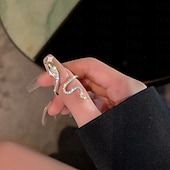 billiga Armband och armringar-Ringa For Dam Fest / Kväll Gåva Datum Legering Fint Orm Dyrbar