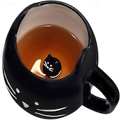billige Fest utstyr-liten svart katt krus nordisk kreativ søt keramisk kopp kaffekopp par vannkopp