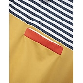 halpa Miesten klassinen poolopaita-Miesten Poolopaita Button Up Polos Kausaliteetti Urheilu Kauluskäänne Lyhythihainen Muoti Perus Väripalikka Raidoitettu Tilkkutäkki Kesä Normaali Valkoinen Keltainen Viininpunainen Laivaston sininen