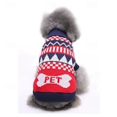 halpa Neulepuserot-Koirat Kissat Neulepaidat Jumpperi söpö tyyli Vapaa-aika Talvi Hengittävä Pehmeä Pestävä Mukava ulko- Rento / arki Koiran vaatteet for Bichon Frise Pomeranian Pienelle lemmikille papillon Small