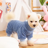 halpa Takit-Koirat Kissat Takit Takki Muoti söpö tyyli Talvi Lämmin Pehmeä Pestävä Mukava ulko- Urheilu Koiran vaatteet for Bichon Frise Villakoira Pomeranian Pienelle lemmikille papillon