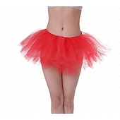 abordables Bas-Costume élégant Tutu Jupe en tulle Rétro Vintage Années 1980 Adulte Femmes Halloween Carnaval Soirée Performance Se déguiser