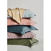 economico 100% cotone-Copripiumino 100% cotone, lenzuolo piano, lenzuolo con angoli, combinazione libera, set di biancheria da letto in raso a 300 fili, copripiumino di qualità premium, federa, collezione letto grigio,