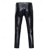 cheap Outfits-Disco 1980s Pants Suits &amp; Blazers Lapel Collar Blazer Disco Sequins Normal Men&#039;s Halloween Masquerade Party Club Pride Parade Adults&#039; Coat Pants