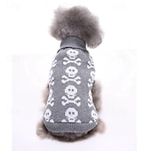 halpa Neulepuserot-Koirat Kissat Neulepaidat Jumpperi söpö tyyli Vapaa-aika Talvi Hengittävä Pehmeä Pestävä Mukava ulko- Rento / arki Koiran vaatteet for Bichon Frise Pomeranian Pienelle lemmikille papillon Small