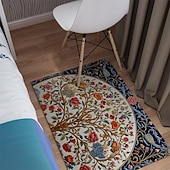 cheap Area Rugs-Tree of Life Vintage Area Rug Kitchen Mat Non-Slip Oil Proof Floor Mat Livingroom Rug Indoor Outdoor Mat Bedroom Decor Bathroom Mat Entrance Rug Door Mat