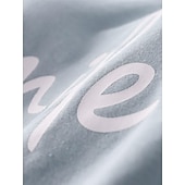 billiga Sovkläder till damer-kvinnors pyjamasset brev mode komfort hem daglig säng bomull andas rund hals långärmad t-shirt t-shirt byxa bröstkuddar sommar vår hem outfits