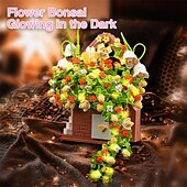 baratos Brinquedos de Montar-Presentes do dia das mulheres buquê de flores conjunto de construção flores casa bonsai plantas com luz led coleção botânica decoração de parede brinquedo de construção criativa presentes do dia das