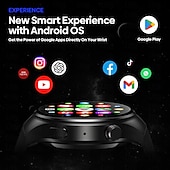 tanie Zegarki inteligentne-696 ThorUltra4 Inteligentny zegarek 1.43 in Smart Watch Phone 4G LTE Bluetooth Krokomierz Powiadamianie o połączeniu telefonicznym Pulsometry Kompatybilny z Android iOS Męskie GPS Odbieranie bez