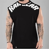 cheap Tank Tops-Men&#039;s Tank Top Vest Top Undershirt Sleeveless Shirt Sleeveless Crewneck Summer Color Block Fashion Designer Basic Vacation Street Going out Black White Khaki Top Tee for Men