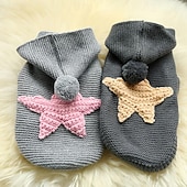 Недорогие Одежда и аксессуары для собак-Собаки Коты Свитера Джемпер Мода Симпатичные Стиль Зима Теплый Мягкий Влажная чистка Удобный на открытом воздухе Спорт Одежда для собак for