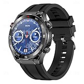 abordables Relojes inteligentes-Reloj inteligente x100 para hombres con llamada Bluetooth, reloj de pulsera con pantalla grande de 1,43 pulgadas, ECG, control de la salud y la glucosa en sangre, reloj inteligente deportivo para