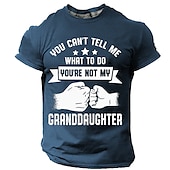 baratos Camisetas engraçadas para homens-Homens Gráfico Gesto Camiseta Manga Curta Camiseta Impressão 3D Gola Redonda Camisa Diário Designer Casual Esportes Feriado Para Noite Preto Azul Marinha Verde Tropa Primavera Verão Roupa S M L XL