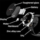 お買い得  スマートウォッチ-KS02 スマートウォッチ 1.32 インチ スマート·ウォッチ ブルートゥース 歩数計 着信通知 アクティビティトラッカー と互換性があります Android iOS 女性 男性 長時間スタンバイ 防水 メディアコントロール IP 67 47mmウォッチケース
