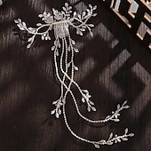 ieftine Cordeluțe-Banderolele Ornamente de Cap Accesoriu de Păr Aliaj Nuntă de Mireasă Cu Piatră Semiprețioasă Flori Diadema Articole Pentru Cap
