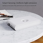 cheap Sensor Night Lights-Smart Sensor Night Light Led Infrared Light Sensor Night Light Typec Rechargeable Magnetic Wireless Sensor Night Light