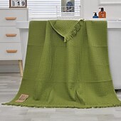 baratos Conjuntos de toalhas-Toalha de banho waffle de tamanho grande, 180x90cm, hotel 100% algodão, toalhas de banho de secagem rápida, super absorvente, leve, macia, multi cores