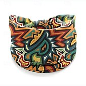 preiswerte Haarstyling-Zubehör-Bedrucktes Stirnband, Bohemian-Kopftuch, elastisches Damen-Sport-Yoga-Stirnband, breitkrempiges Stirnband, modischer Haarschmuck