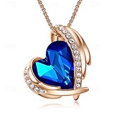 ieftine Cadou de Ziua Mamei pentru femei-cadouri de ziua femeii ziua femeii cadouri de ziua mamei pentru fete colier înger roz feminin nișă pandantiv creativ de cristal accesoriu simplu și versatil colier cadouri de ziua mamei pentru mama
