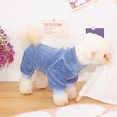 halpa Takit-Koirat Kissat Takit Takki Muoti söpö tyyli Talvi Lämmin Pehmeä Pestävä Mukava ulko- Urheilu Koiran vaatteet for Bichon Frise Villakoira Pomeranian Pienelle lemmikille papillon