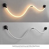 abordables Appliques murales d&#039;intérieur-Applique LED en silicone texture tissée silicone pur lumière à 360 degrés décoration intérieure applique bricolage modélisation applique adaptée pour chambre étude salon asle 3000k blanc chaud