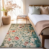 preiswerte Wohn- und Schlafzimmerteppiche-Inspiriert von William Morris, Teppich, Küchenmatte, rutschfeste, ölbeständige Bodenmatte, Wohnzimmerteppich, Innen- und Außenmatte, Schlafzimmerdekoration, Badezimmermatte, Eingangsteppich,