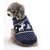 halpa Neulepuserot-Koirat Kissat Neulepaidat Jumpperi söpö tyyli Vapaa-aika Talvi Hengittävä Pehmeä Pestävä Mukava ulko- Rento / arki Koiran vaatteet for Bichon Frise Pomeranian Pienelle lemmikille papillon Small